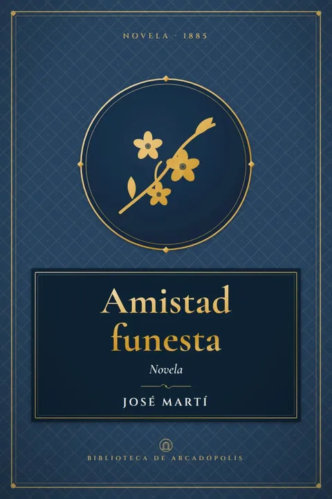 Portada de «Amistad funesta»