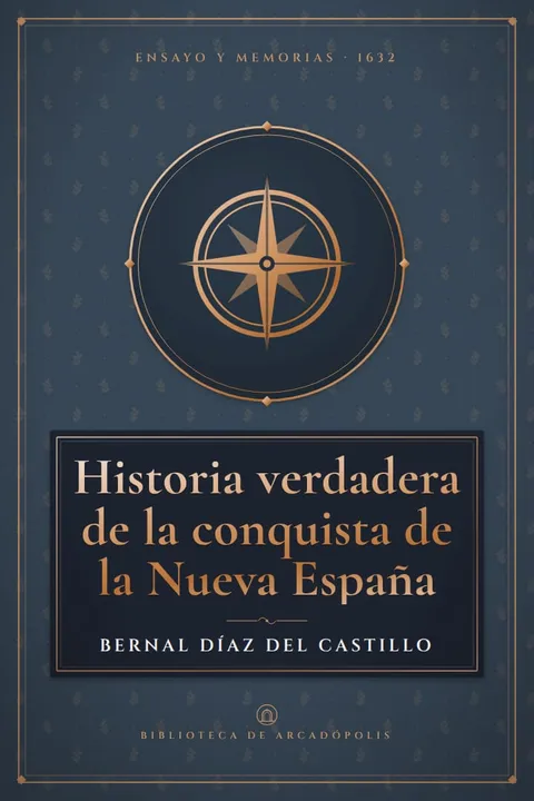 Portada de «Historia verdadera de la conquista de la Nueva España»