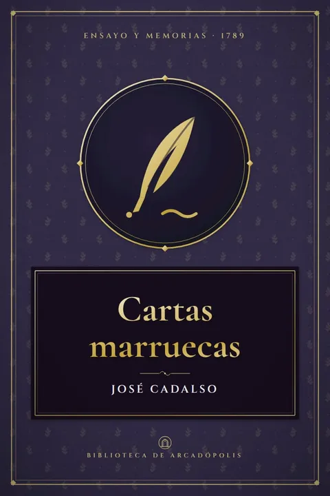 Portada de «Cartas marruecas»