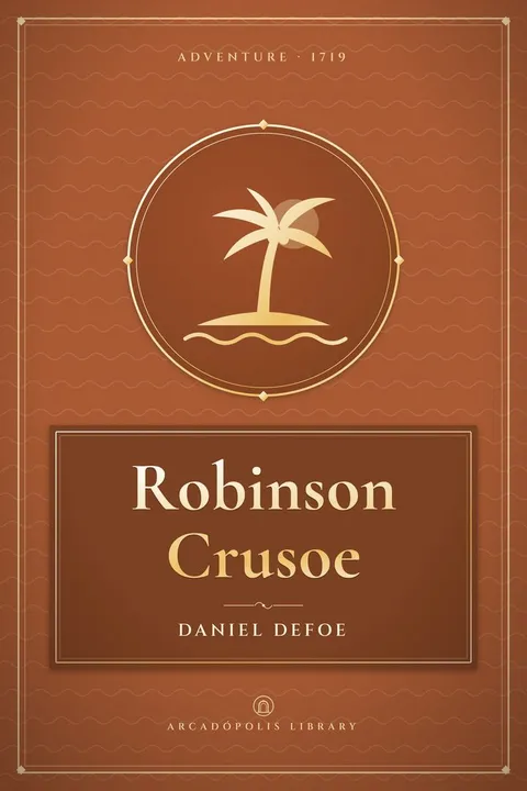 Portada de «Robinson Crusoe»