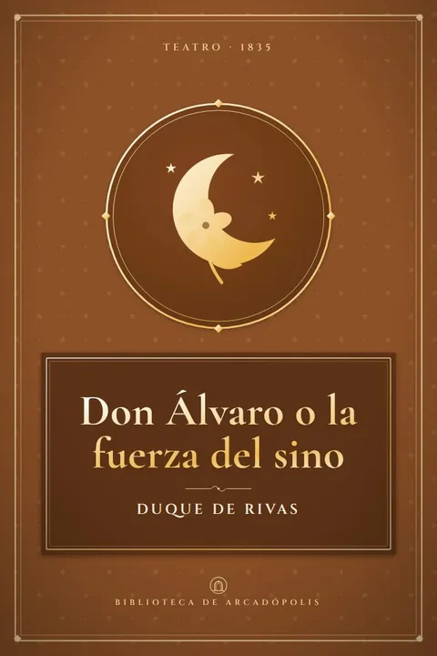 Portada de «Don Álvaro o la fuerza del sino»