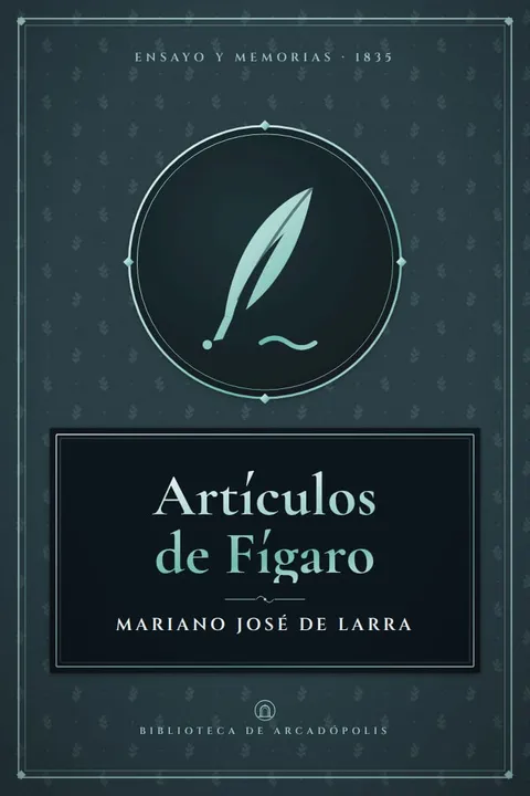 Portada de «Artículos de Fígaro»