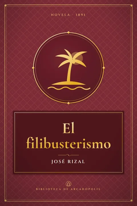 Portada de «El filibusterismo»