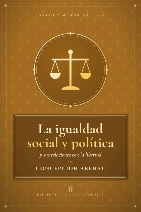 Portada de «La igualdad social y política»