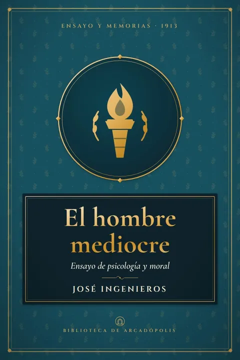 Portada de «El hombre mediocre»