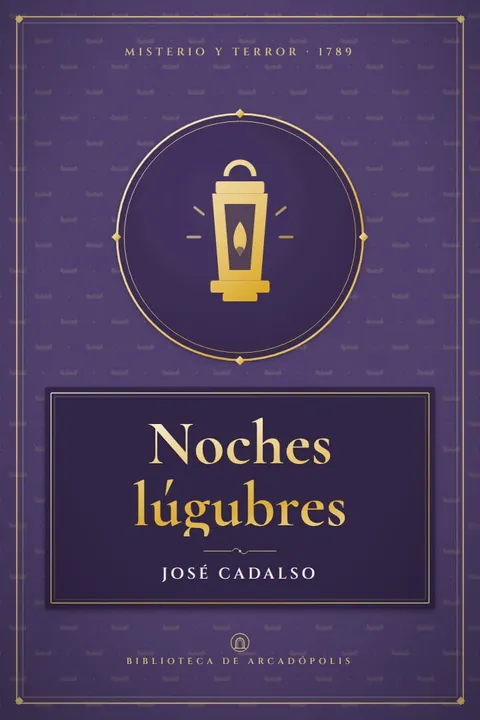 Portada de «Noches lúgubres»