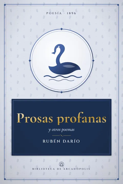 Cover of “Prosas profanas”