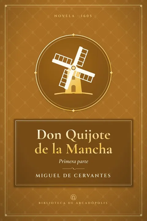 Portada de «Don Quijote de la Mancha, primera parte»
