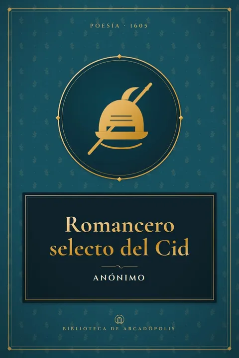 Portada de «Romancero selecto del Cid»
