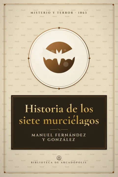 Cover of “Historia de los siete murciélagos”