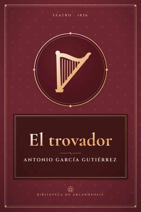 Portada de «El trovador»